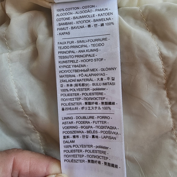 LEVI’S Women's Ex-Boyfriend Faux Fur Trim Denim Trucker Jacket Size S - Picture 11 of 14